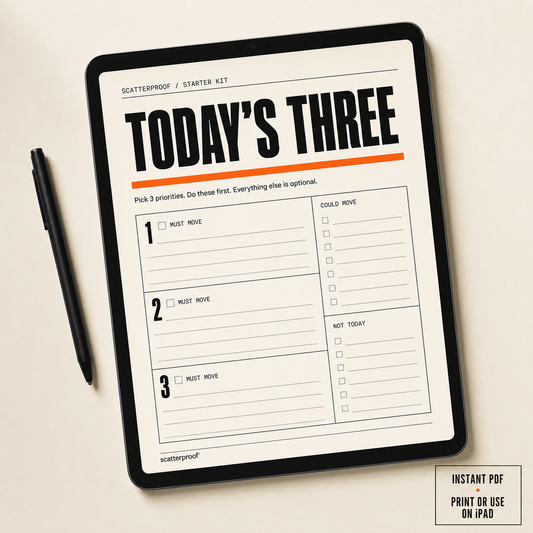 Scatterproof Complete System — all three packs (instant PDF)